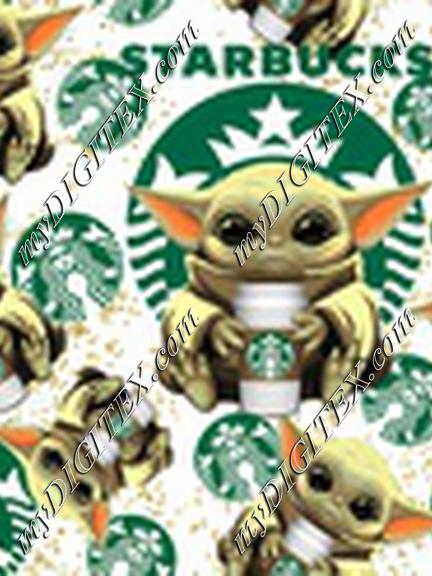 Yoda Starbucks White
