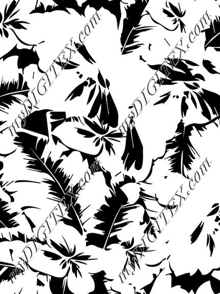 Foliage texture abstract print