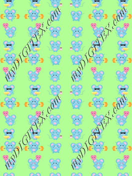 Cute mice pattern