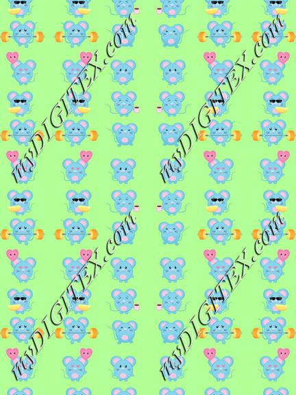 Cute mice pattern