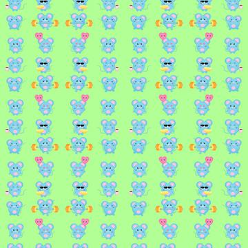 Cute mice pattern