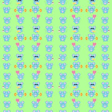 Cute mice pattern