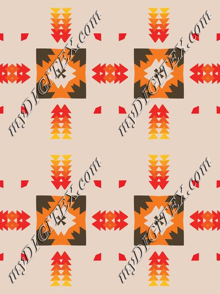 Tribal shapes pattern