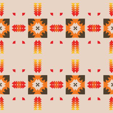 Tribal shapes pattern