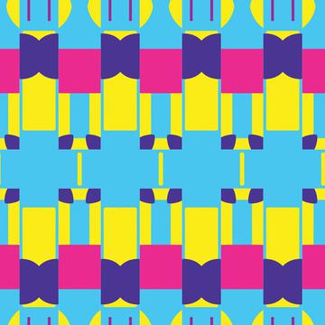 Stripess on a blue background