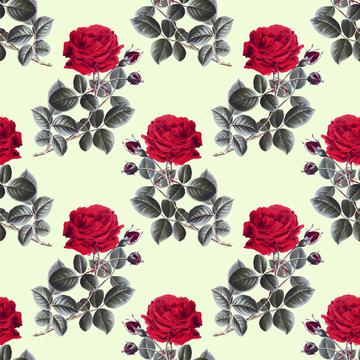 Red roses pattern