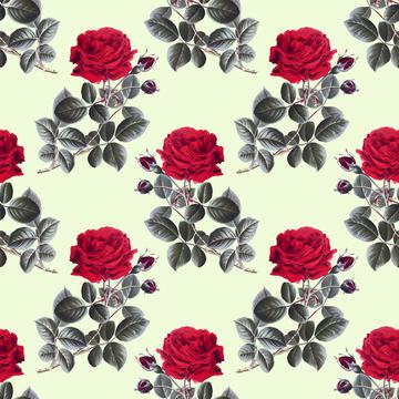 Red roses pattern