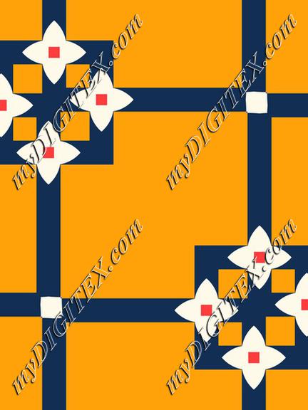White flowers pattern