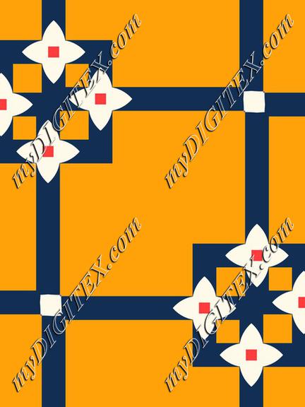 White flowers pattern