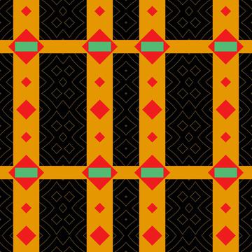 Rhombus pattern