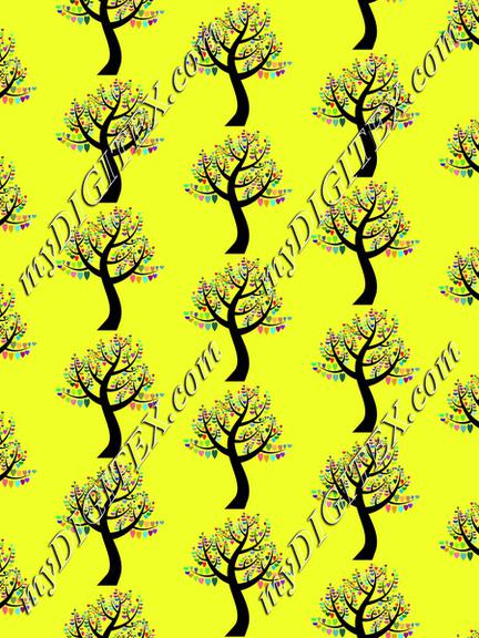 Love tree pattern