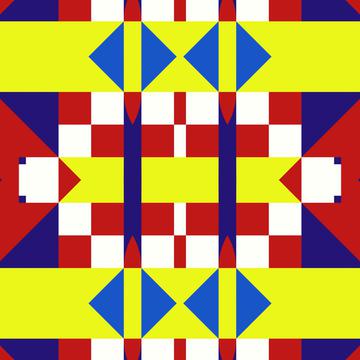 Triangles and stripes pattern
