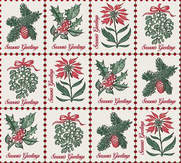 Vintage 1964 Christmas Postage