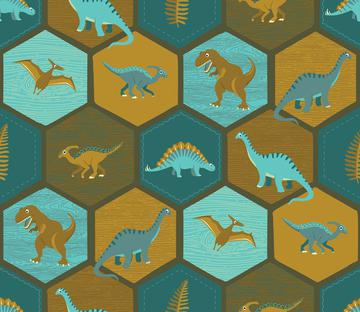 Dinosaur Hex - Brown