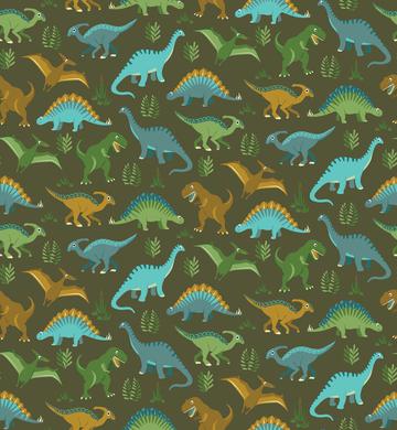 Dinosaur Vegetation Scatter - Brown