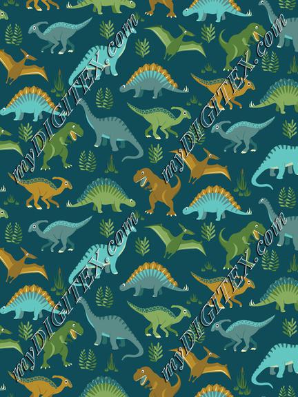 Dinosaur Vegetation Scatter - Deep Sea