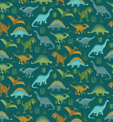 Dinosaur Vegetation Scatter - Teal