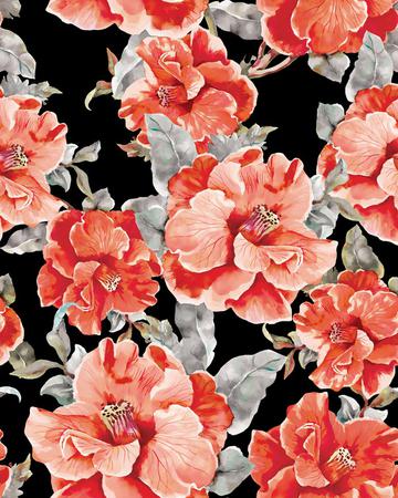 Vintage Floral Print Design