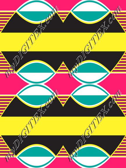 Shapes on a yellow background