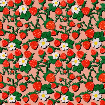 ROS032721EmbroideredStrawberriesCompositionPeach100%