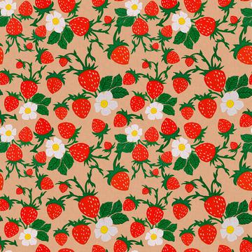 ROS032721EmbroideredStrawberriesCompositionTerracota100%