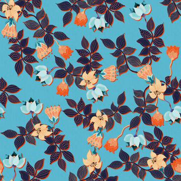 ROS060321EmbroideredFloralBlue100%