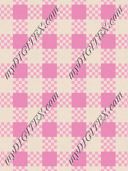 ROSGinghamPatternBabyPink100%