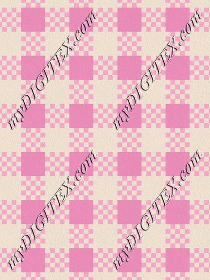 ROSGinghamPatternBabyPink100%