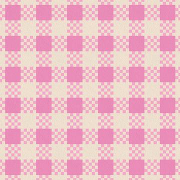 ROSGinghamPatternBabyPink100%