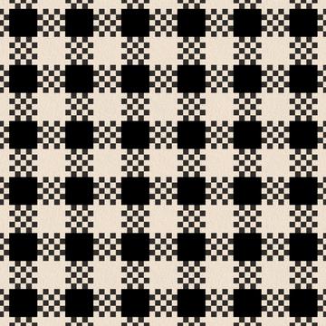 ROSGinghamPatternBlack100%