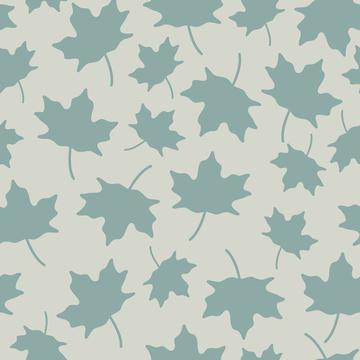 Maple leaves light blue silhouette