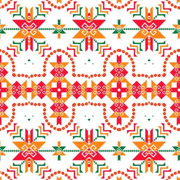 Shapes on a white background