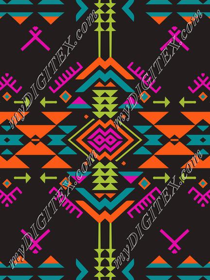 Shapes on a black background