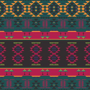 Tribal shapes rows