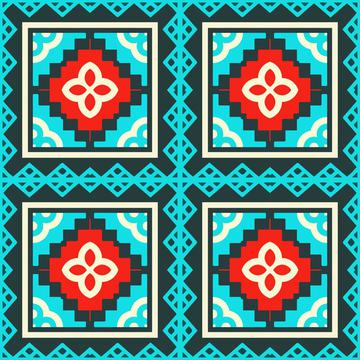 Flowers in squares