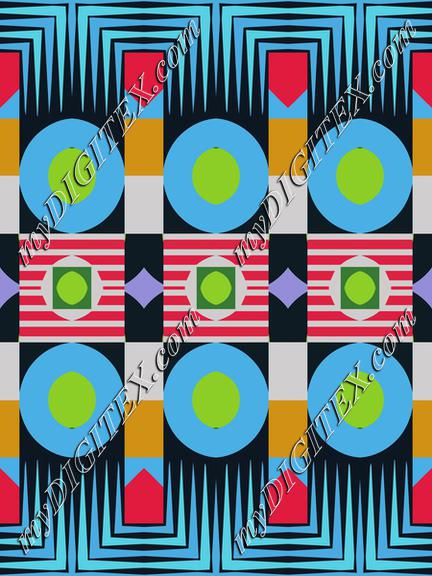Circles rhombus and other shapes