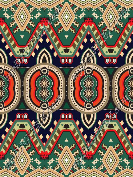 Vintage shapes rows