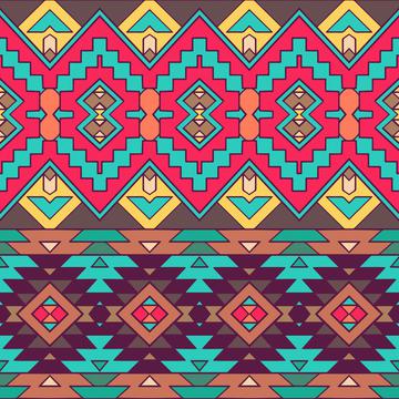 Tribal shapes rows