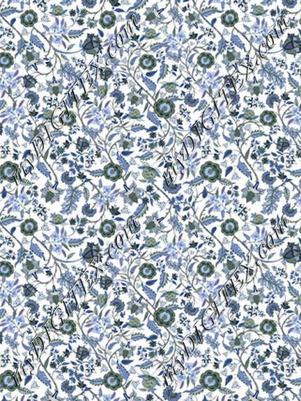 Chinoiserie Chintz Blue