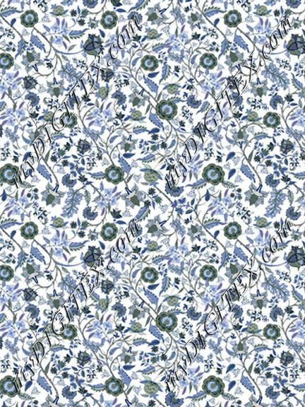 Chinoiserie Chintz Blue