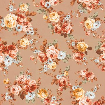 Vintage floral print seamless