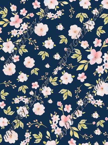 Cute floral watercolour print