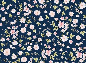 Cute floral watercolour print