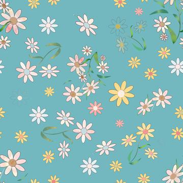 Floral blue