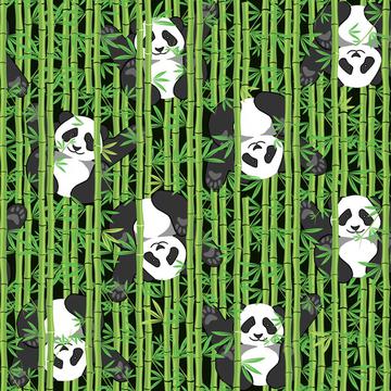 Pandas in Bamboo