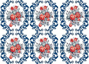 Ornamental floral Seamless