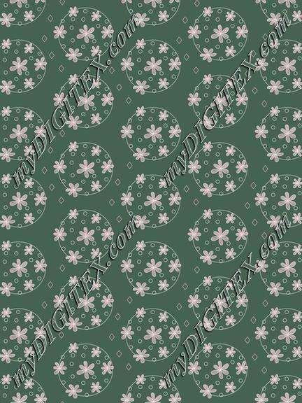 Dancing daisies-green