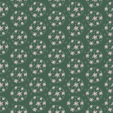 Dancing daisies-green
