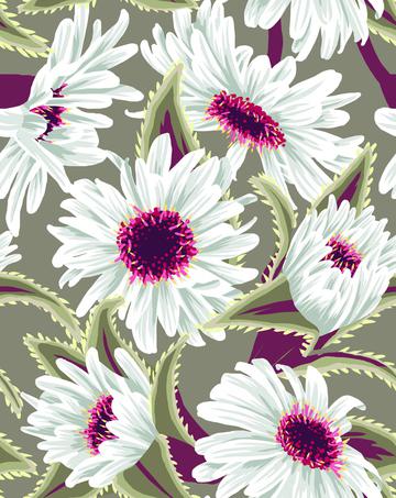 Teteaweka Daisy - Sage Purple