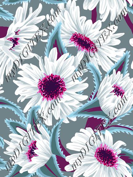 Teteaweka Daisy - Grey Purple